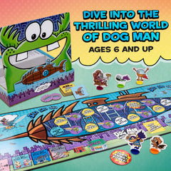 University Games Dog Man Twenty Thousand Fleas Under the Sea Demodex monster creates suspenseful obstacles.