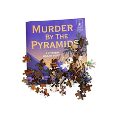 Final mirror clue reveals the murderer, using the story's pages.