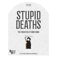 University Games Stupid Deaths pawns add playful motion as players race toward the Grim Reaper.