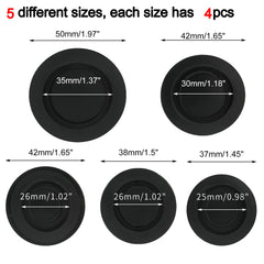 Unlorspy five-sizes hole plug set fits many piggy banks, ensuring snug closures.