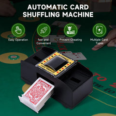 Unniweei shuffler in use during Texas Hold’em for effortless rounds.