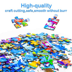 Poster-included with 1:1 scale to guide assembly and visualization.
