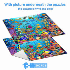 Close-up of thick eco-friendly cardboard puzzle material for durability.