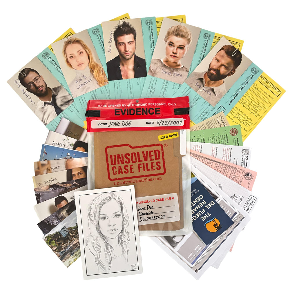 Unsolved Case Files: Doe Jane cover — immersive mystery experience for solo sleuths.