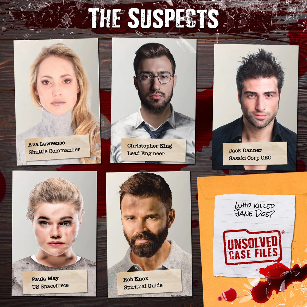 Unsolved Case Files: evidence photos — visualize crime scene details to fuel theories.