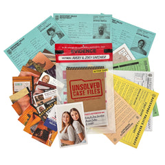 Unsolved Case Files Gardner Avery active murder mystery cover art invites immersive investigation at home