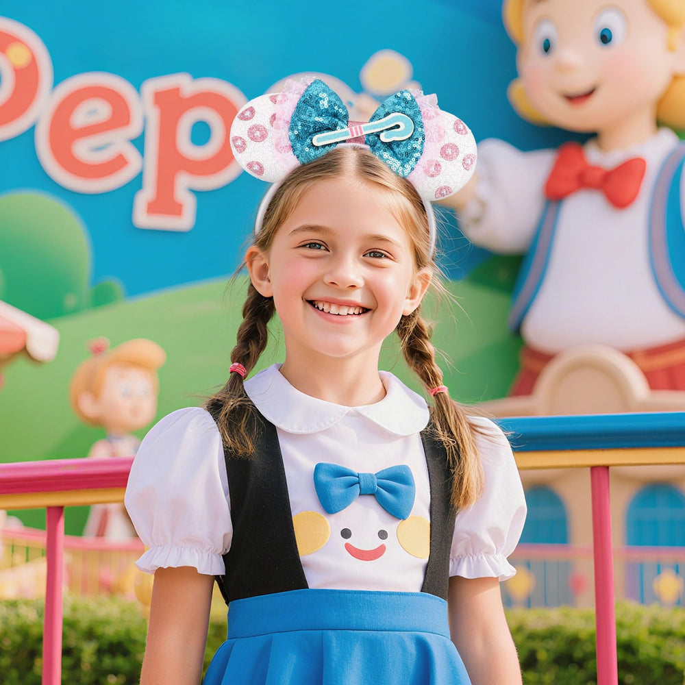 UNSPAZ headband ideal for theme parks and festive outings.