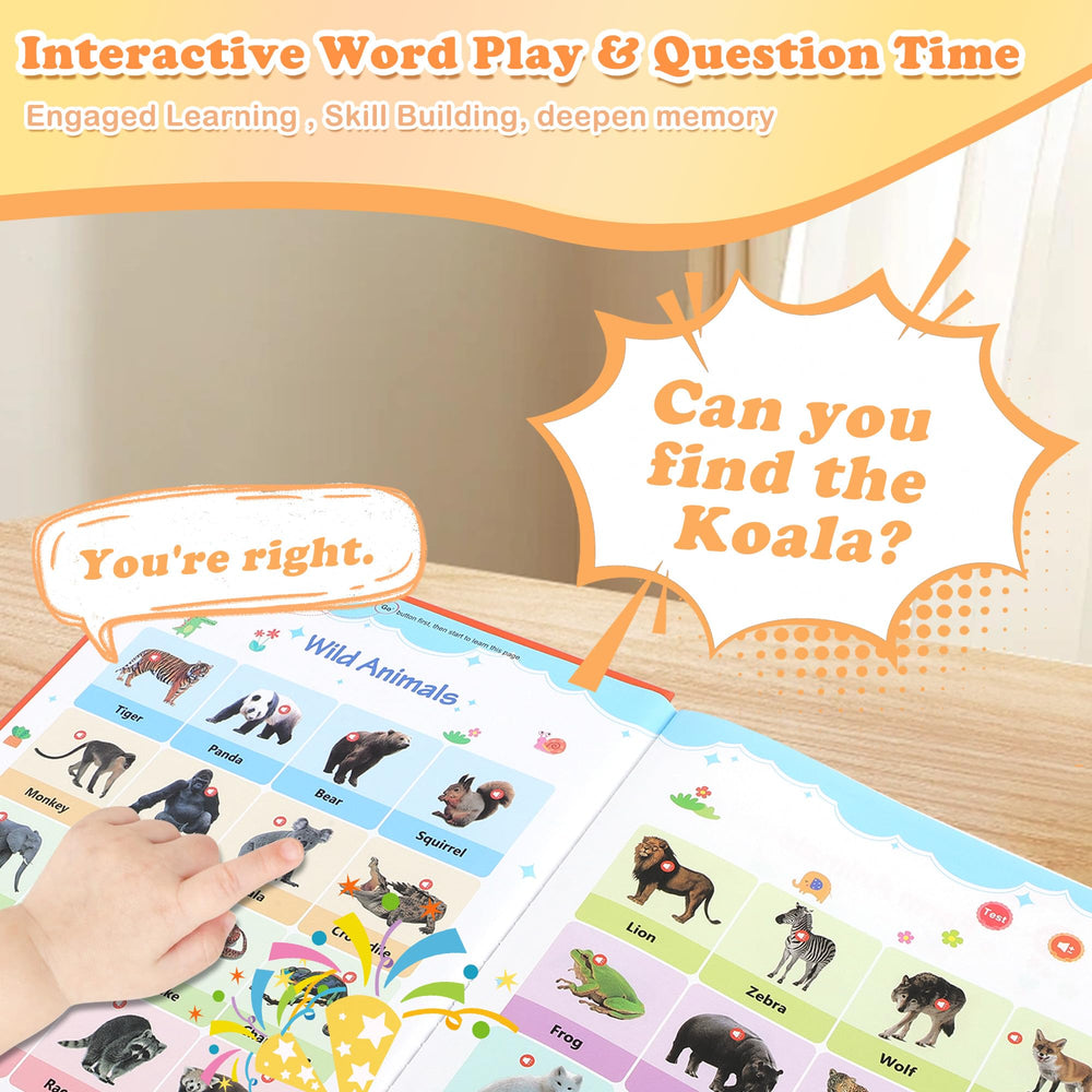 UOBODER Animals theme illustrations spark word associations during play.