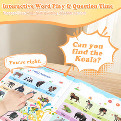 UOBODER Animals theme illustrations spark word associations during play.