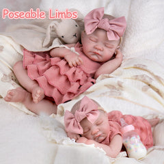 UOFTKIZ pacifier and hairband accessories boost authentic look.