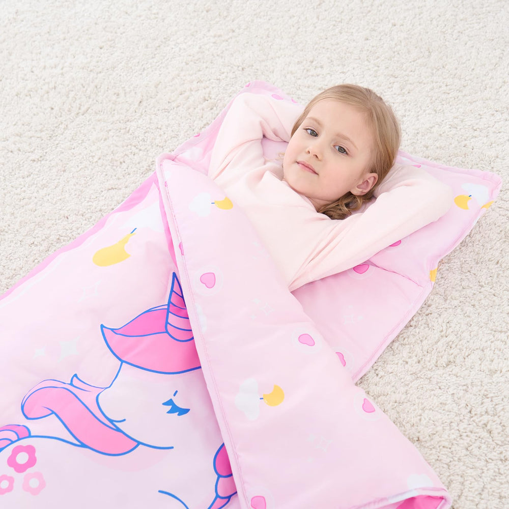 UOMNY nap mat in a daycare setting supports restful breaks at preschool.