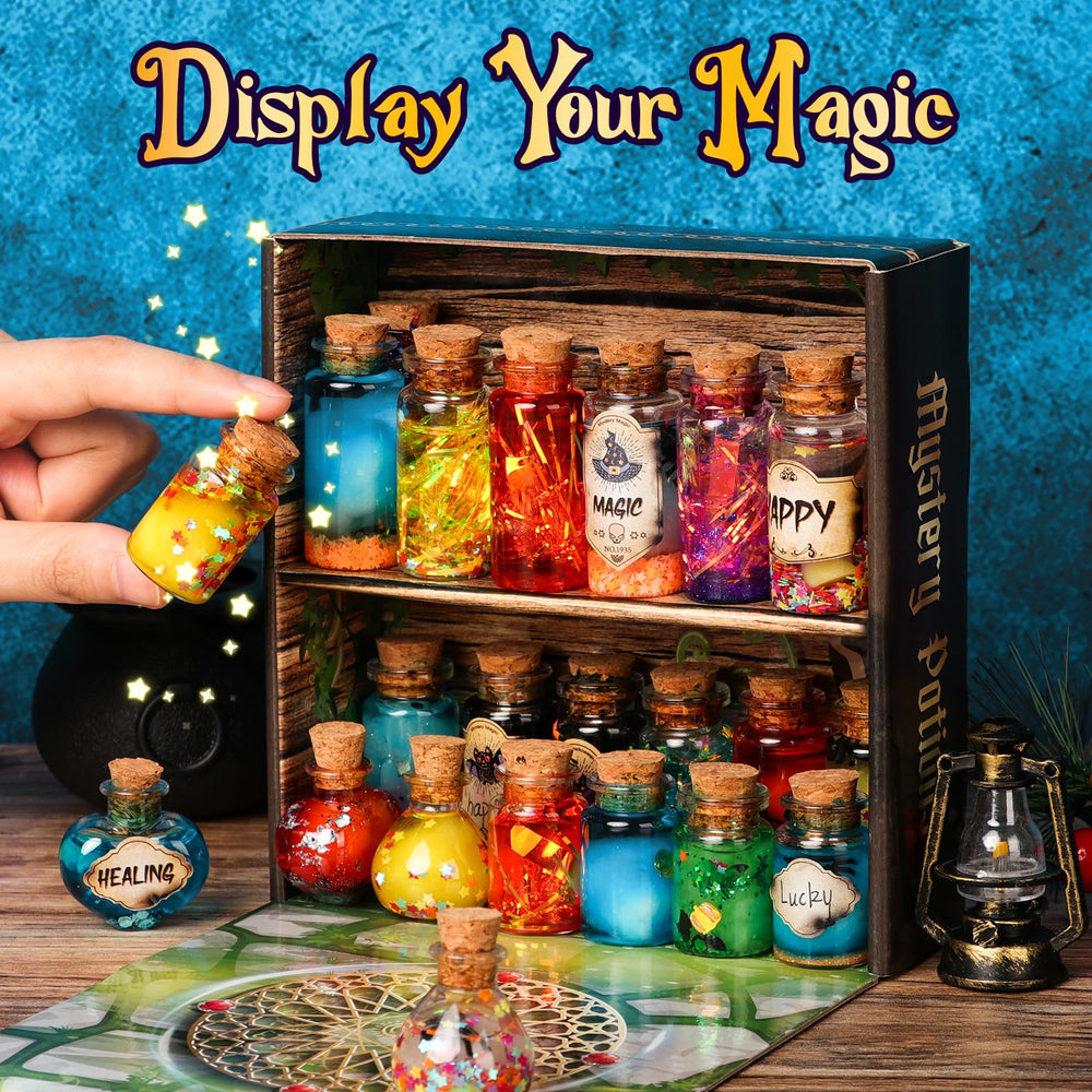 UOMTFAI magic treasure box keeps potions organized and on display