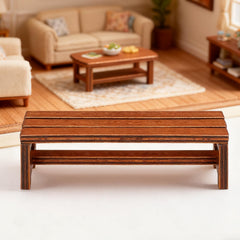 Uonlytech compact dollhouse bench accessory for imaginative play.