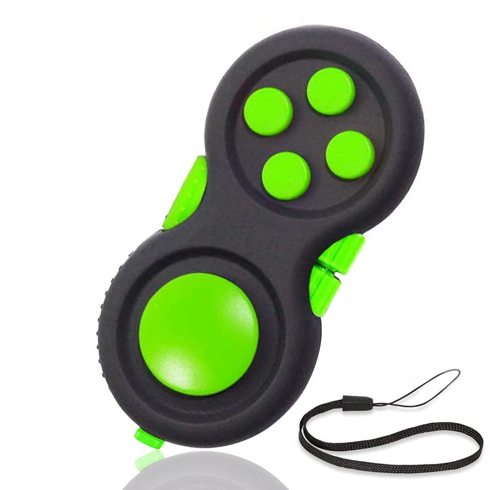 UOOEFUN mini fidget button front view shows portable design for focus