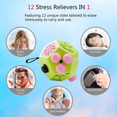 UOOEFUN fidget cube soft-clicker supports quiet focus in shared spaces.