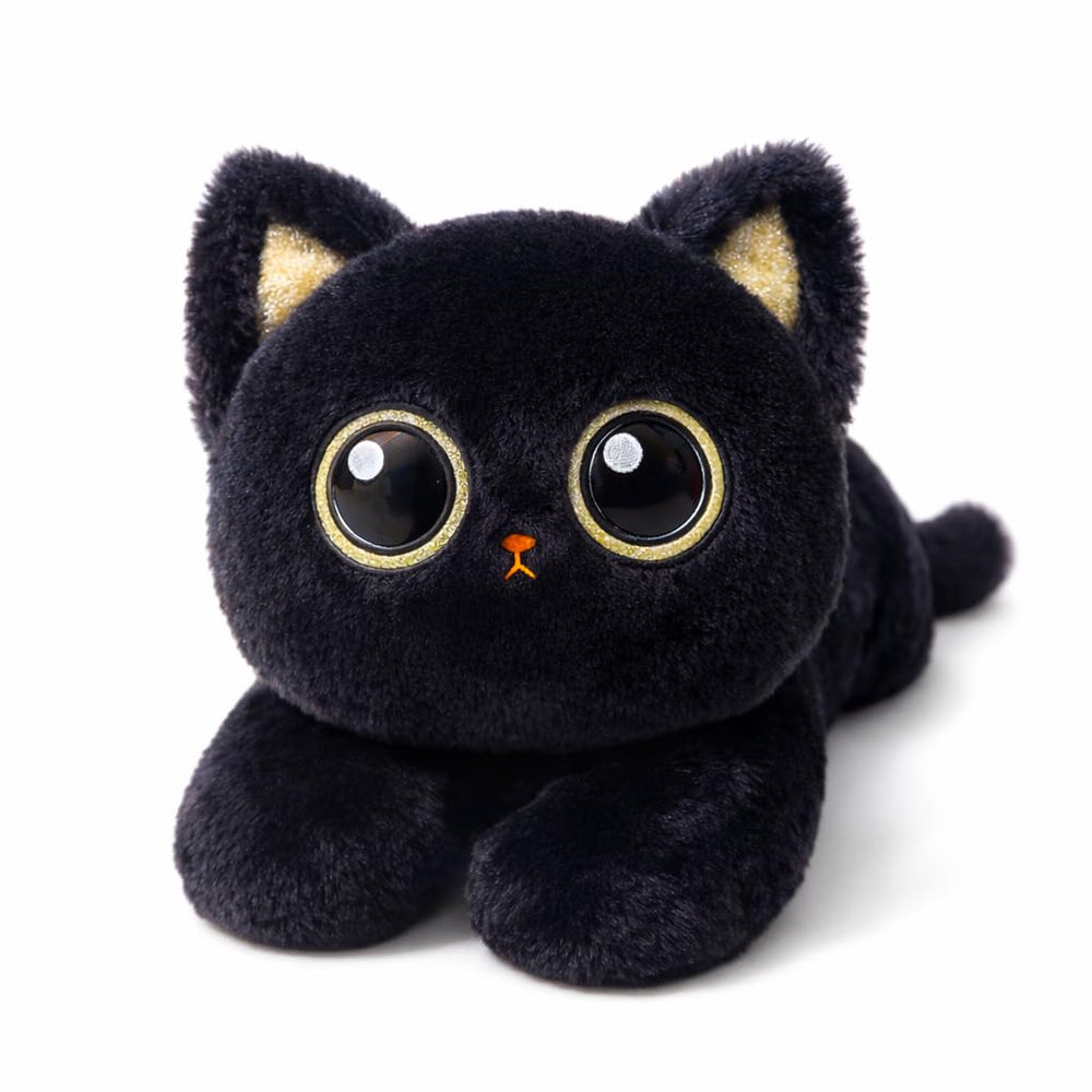 Uoozii Black Cat weighted plush 4lb offering a comforting hug for kids and adults.