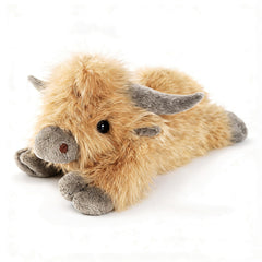 uoozii Highland Cow weighted plush 20in providing a comforting hug