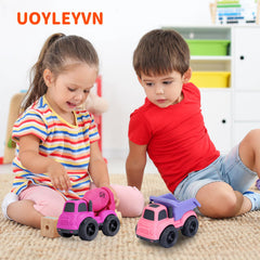 UOYLEYVN toddler friendly toy trucks easy to grip and push