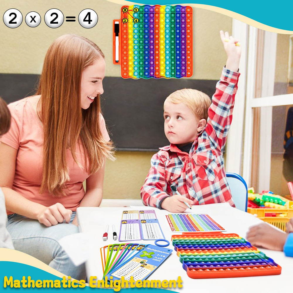 UPDOPEF multiplication practice cardboard supports independent drills.