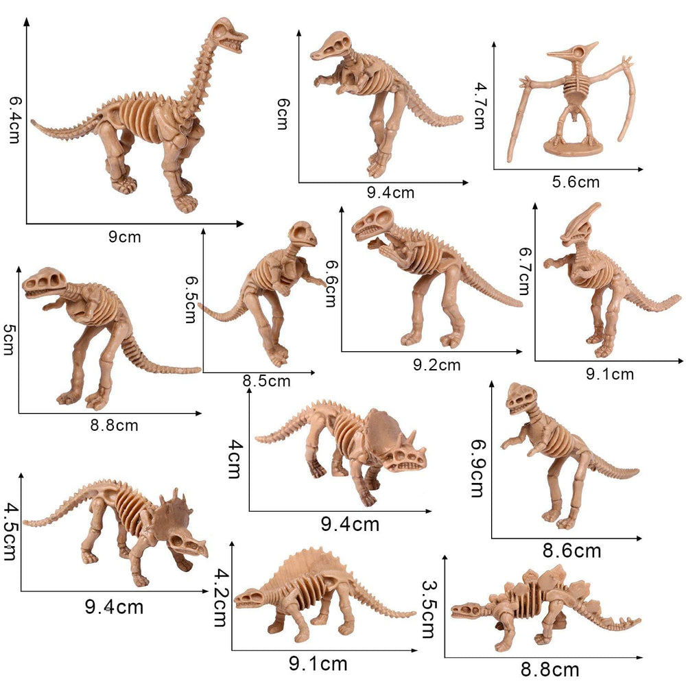 UPINS stegosaurus skeleton figure for display and hands-on exploration