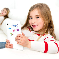 UPINS surface-cleanable stickers are easy to peel and reapply