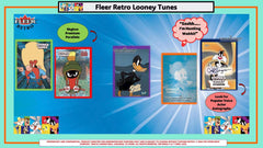 Upper Deck logo and Looney Tunes branding on packaging boosts shelf appeal