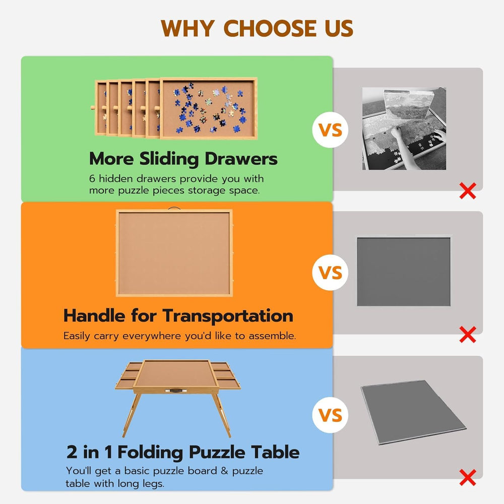 UPVERCY table measures 34 by 26 inches for ample space