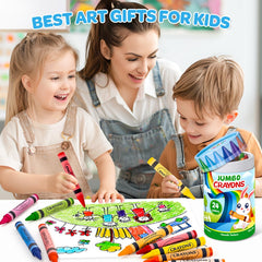 Uranus&No.1 gift-ready crayon set for birthdays and classroom activities.