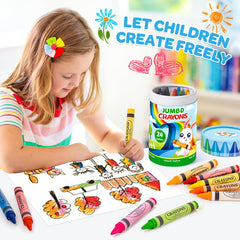 Uranus&No.1 non-toxic safety-tested crayons ensure worry-free art time.