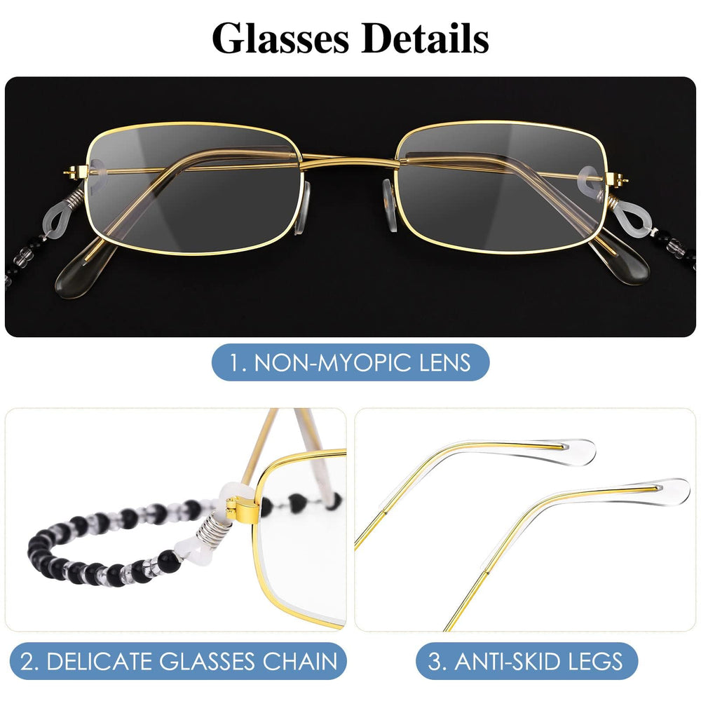 URATOT eyeglass chain keeps glasses secure at events