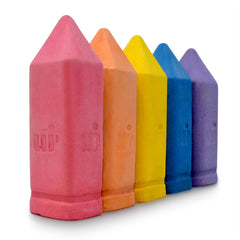 Urban Infant sidewalk chalk rainbow sticks for safe, vibrant outdoor art.