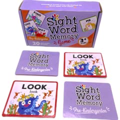Urban Supply Co flash cards — quick sight word review tool.