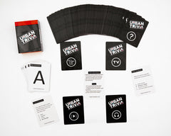 Urban Trivia Game brand-story image underscores Black-owned origin and community impact.