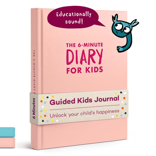 UrBestSelf 6-Minute Kids Diary cover invites daily journaling for kids.