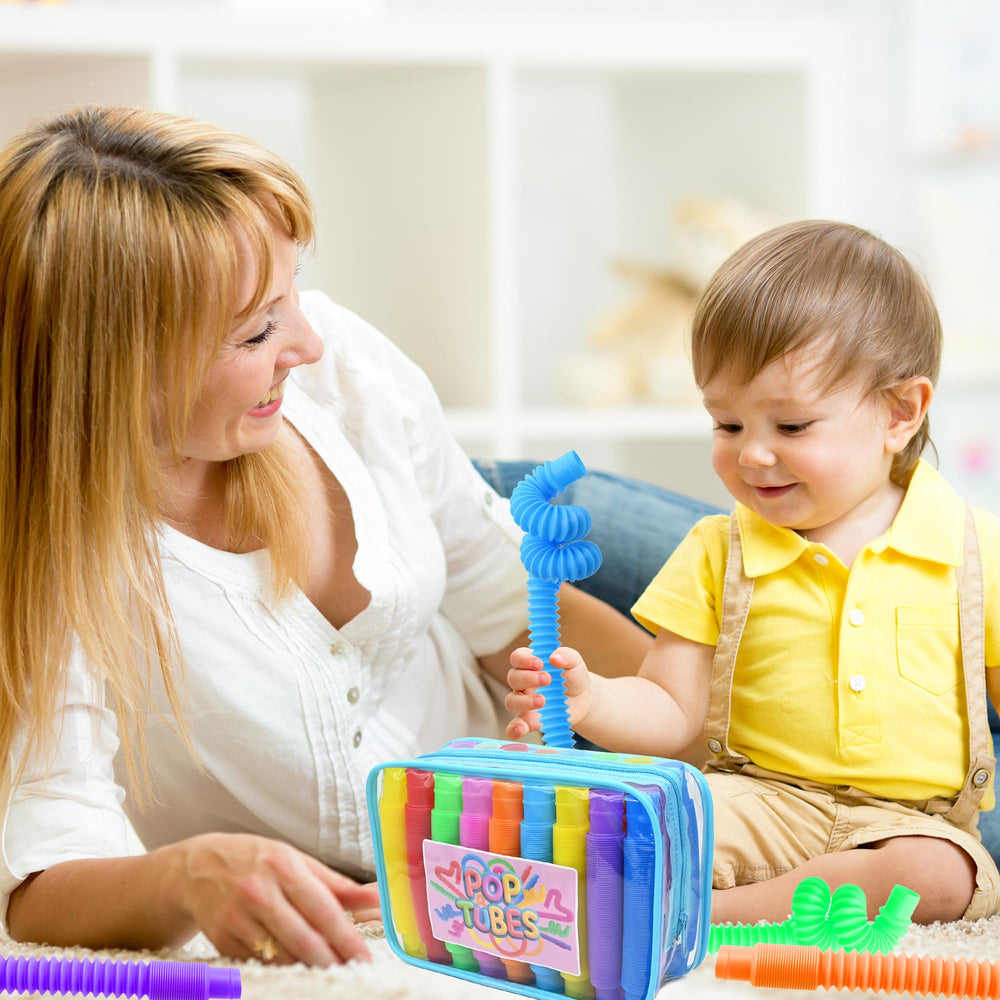 UrChoice Pop Tubes make travel entertainment with compact, lightweight play for kids and adults.