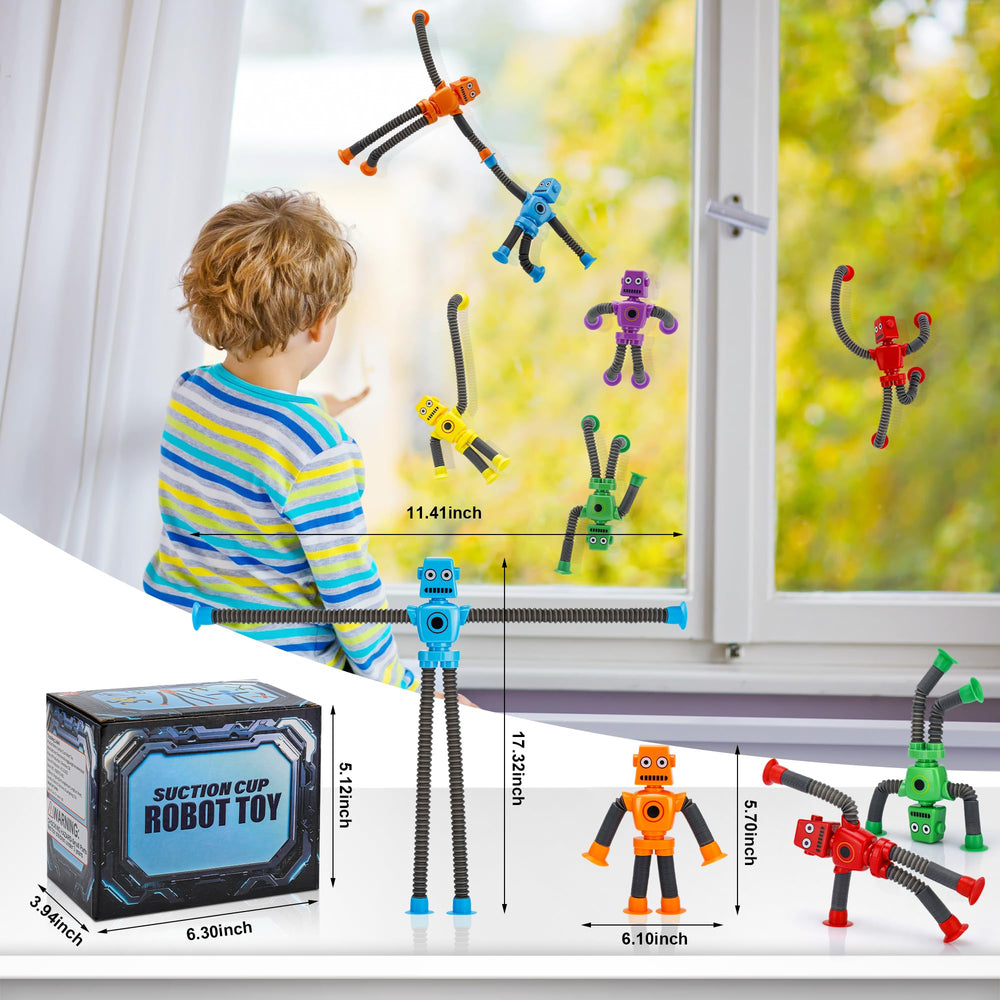 UrChoice robot tubes stick to glass surfaces for mess-free travel fun.