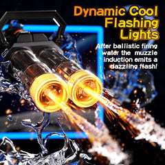 Uregoio Gatling water gun durable and leak-proof construction.
