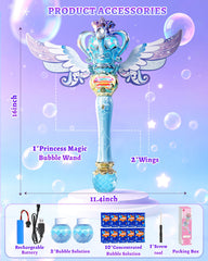 Uregoio Princess Bubble Wands suitable for indoor and outdoor use