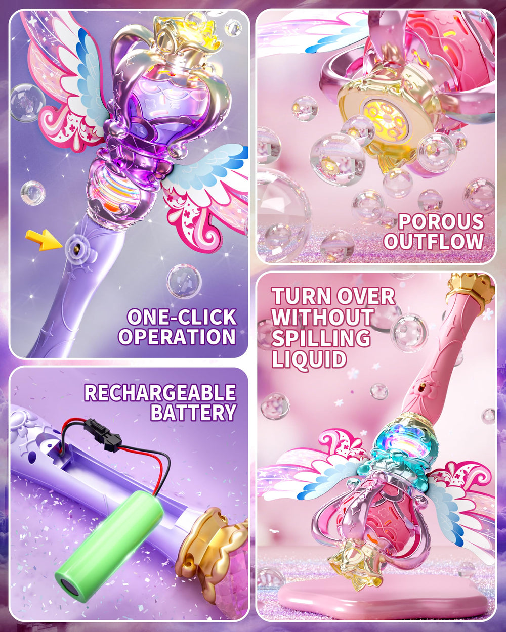 Uregoio Rechargeable battery powers carefree play