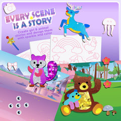 URMYWO foil art kit no-mess design simplifies setup for kids.