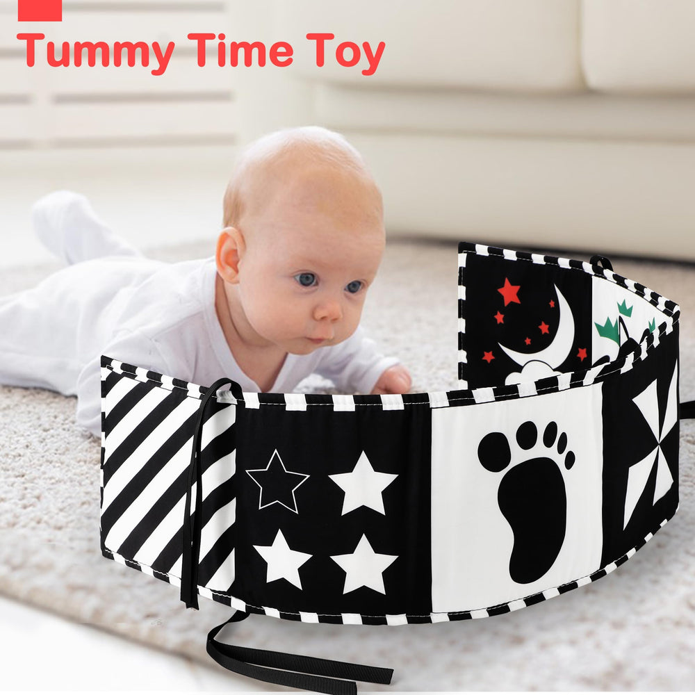 URMYWO attachment straps keep the book secure on crib.