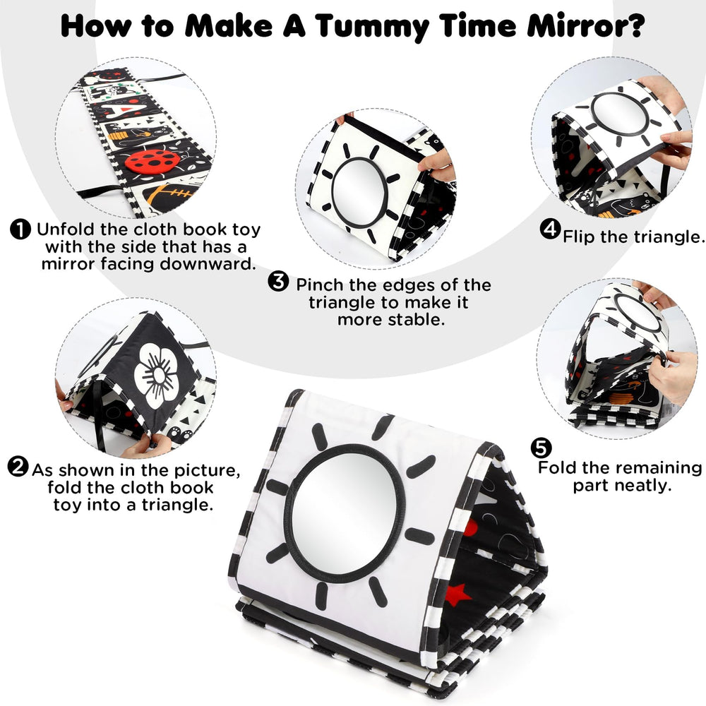 URMYWO high-contrast patterns page to help focus during playtime.