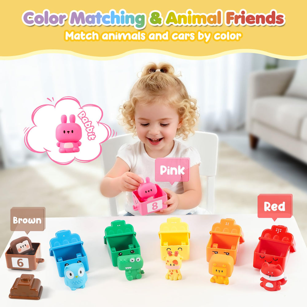URMYWO non-toxic, durable plastic with rounded edges keeps little hands safe.