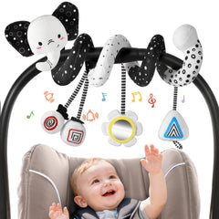 URMYWO Spiral cube rattle stimulates early sensory engagement for curious babies