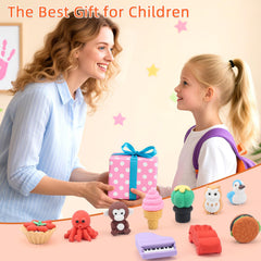 URSKYTOUS classroom rewards erasers are durable and washable