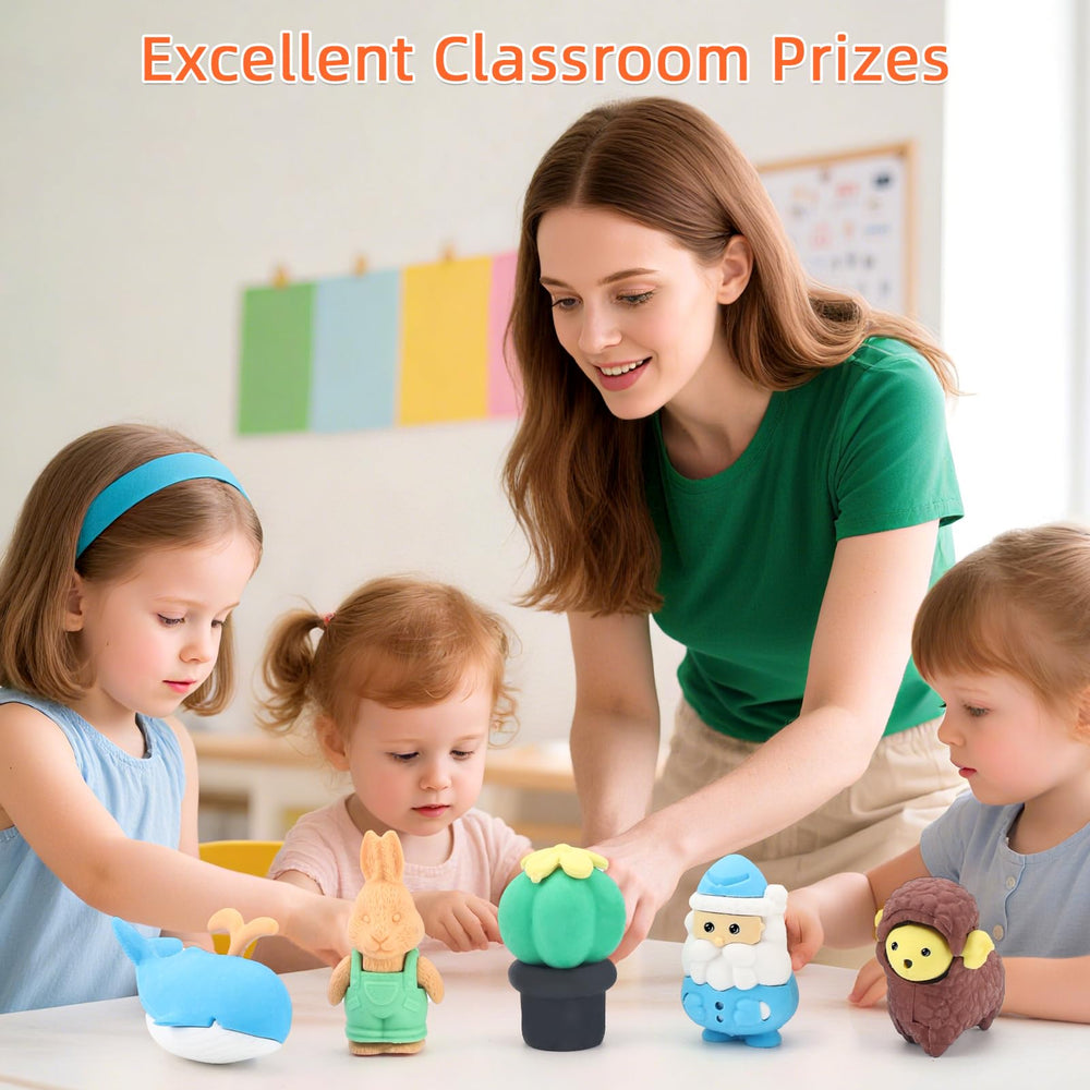 URSKYTOUS Easter basket filler erasers add playful gifts