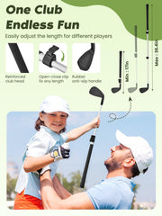 URUQ golf chipping durable storage bag keeps all components organized for easy outdoor play.