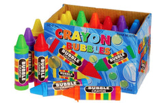US Toy Crayon Bubbles pack with colorful wands for outdoor bubble play.