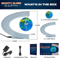 USA Toyz Gravity Globe Earth pairs with other planets for a cohesive display