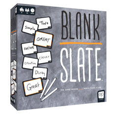 USAOPOLY Blank Slate game box with components for easy family play.